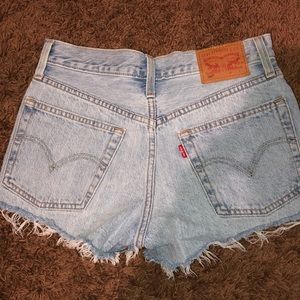 Light blue Levi’s shorts